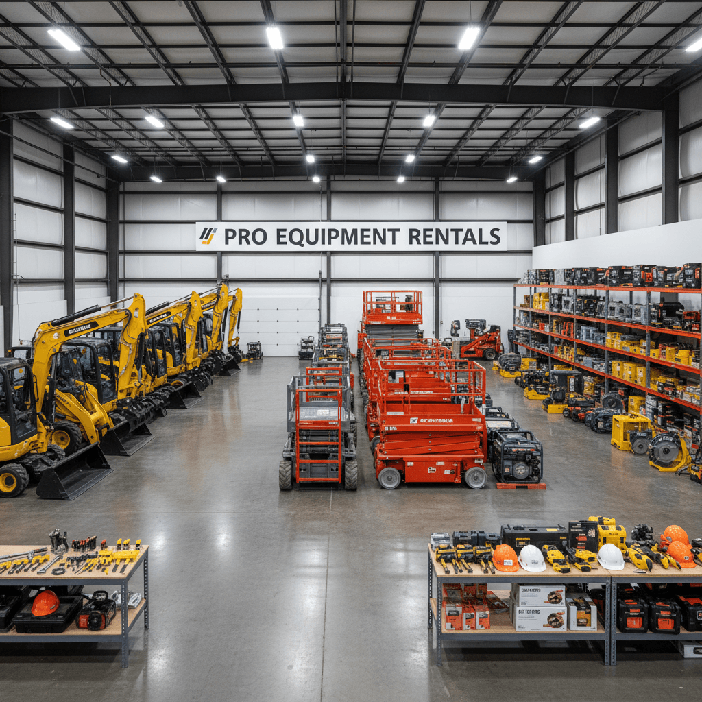 Equipment rental inventory