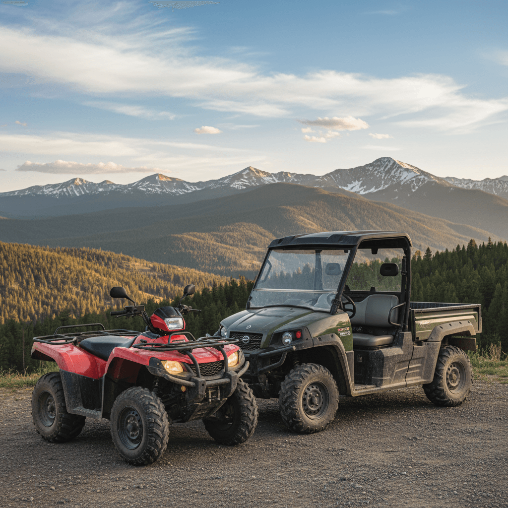 ATVs and recreational vehicles available for rental