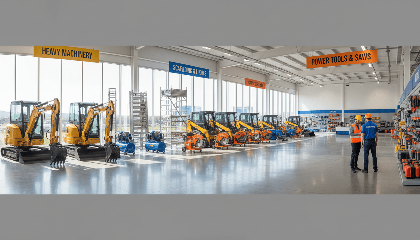 Construction tools and equipment available for rent at Juab Rentals