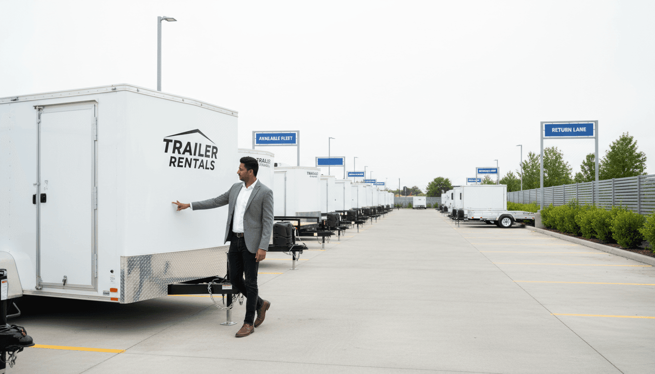 Trailer rental for hauling and transport